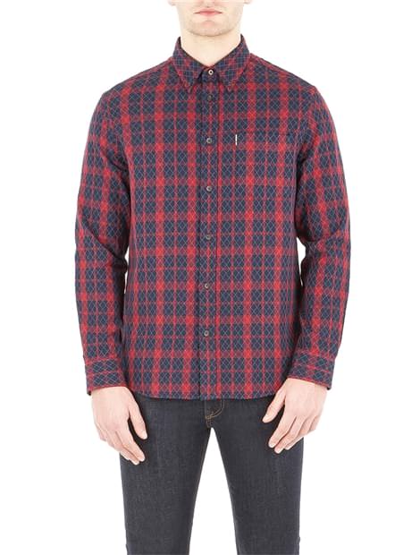 Quilt Stitch Check Shirt