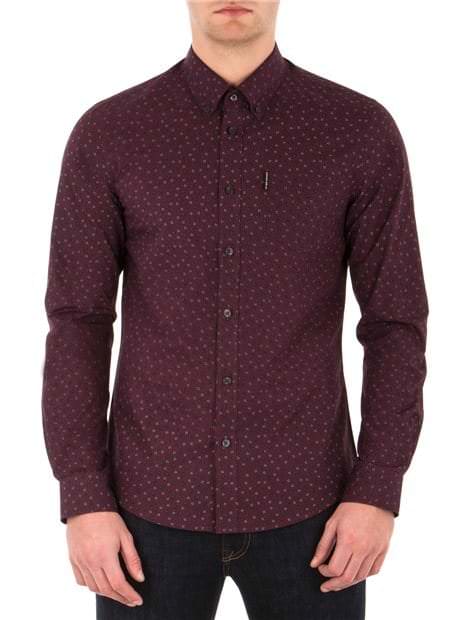 Long Sleeve Geo Paisley Shirt