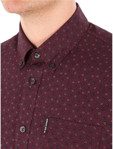 Long Sleeve Geo Paisley Shirt