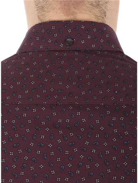 Long Sleeve Geo Paisley Shirt