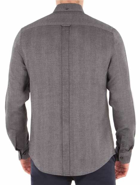 Long Sleeve Brushed Plain Shirt