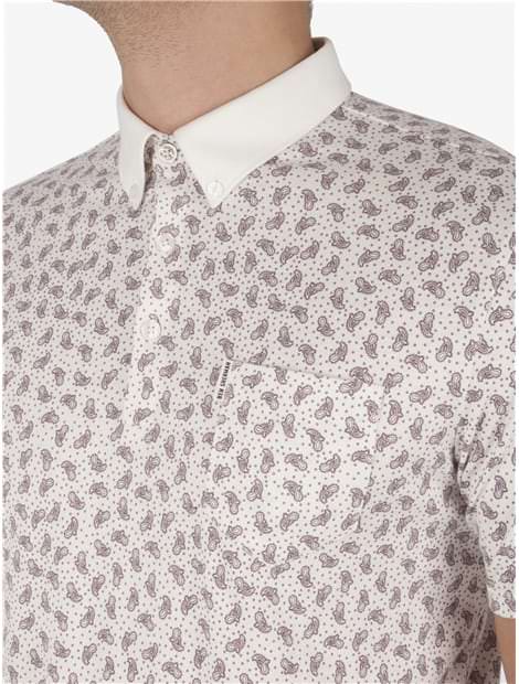 Paisley Print Polo