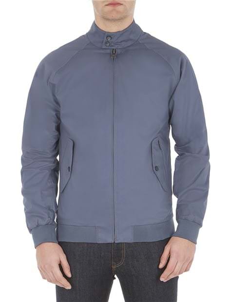 Blue Cotton Harrington Jacket