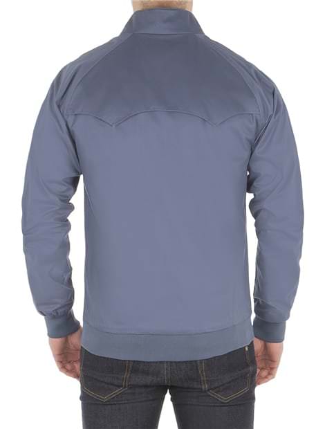 Blue Cotton Harrington Jacket