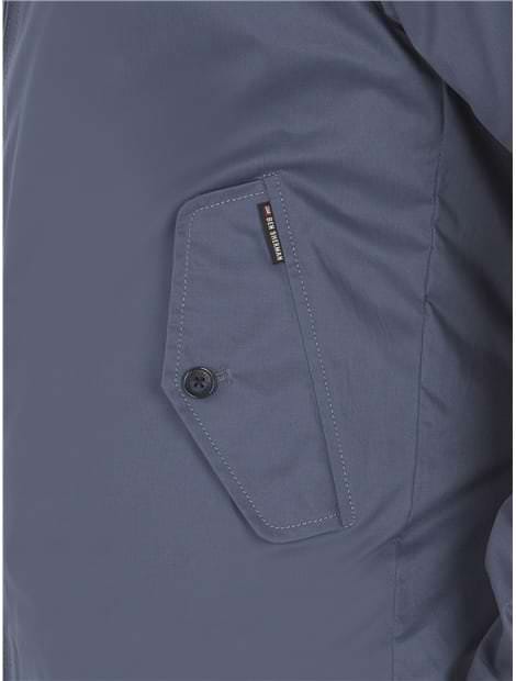 Blue Cotton Harrington Jacket