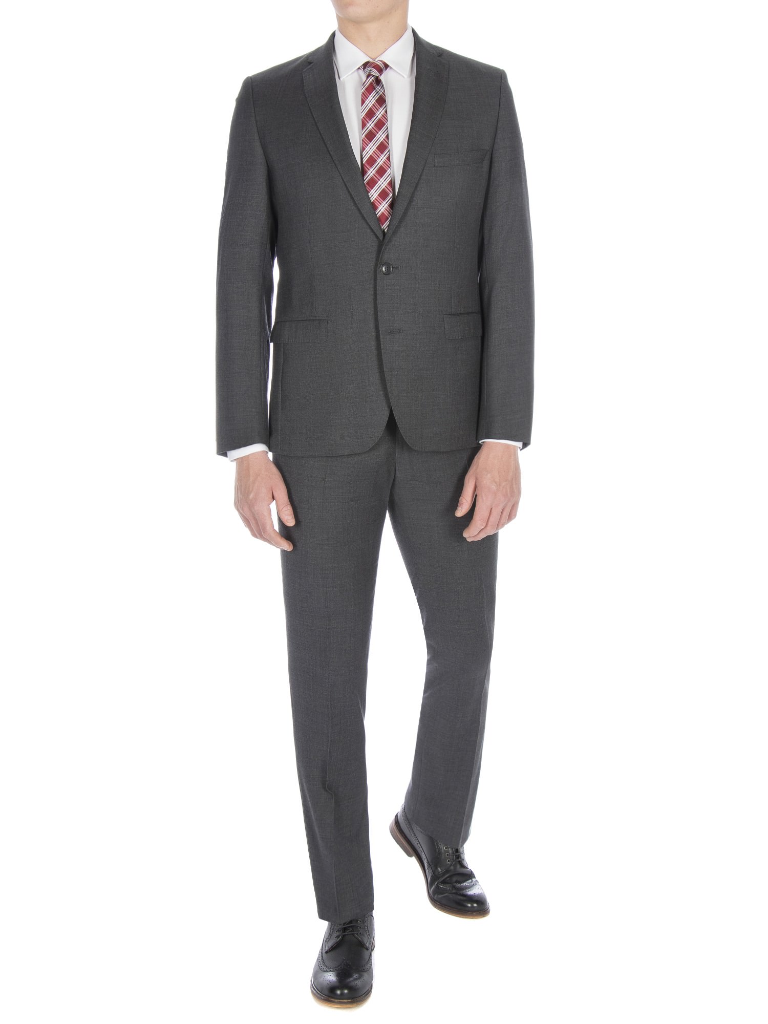 Smoked Pearl Grey Twill Camden Fit Suit