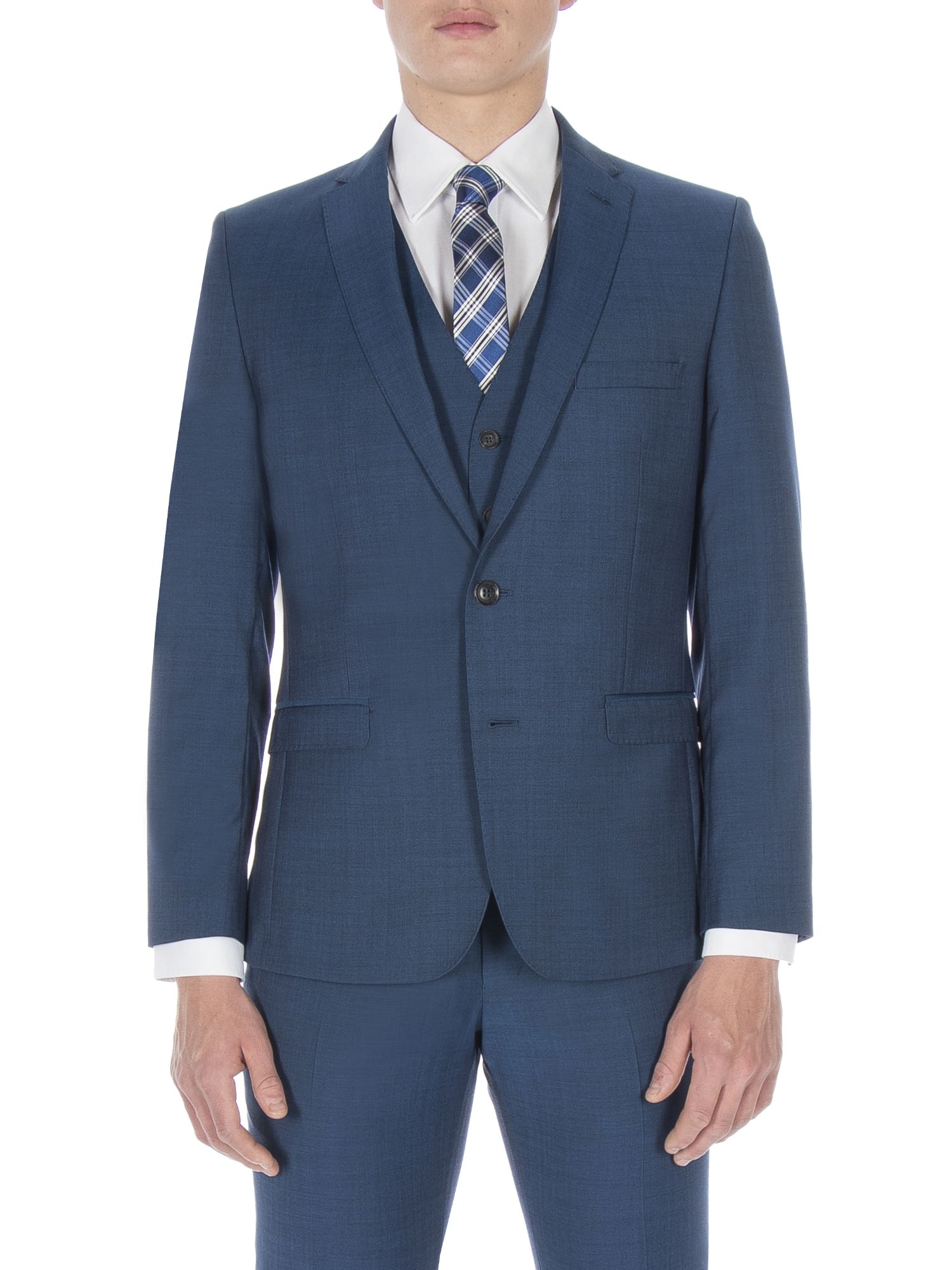 Dark Teal Blue Tonic Camden Fit Suit