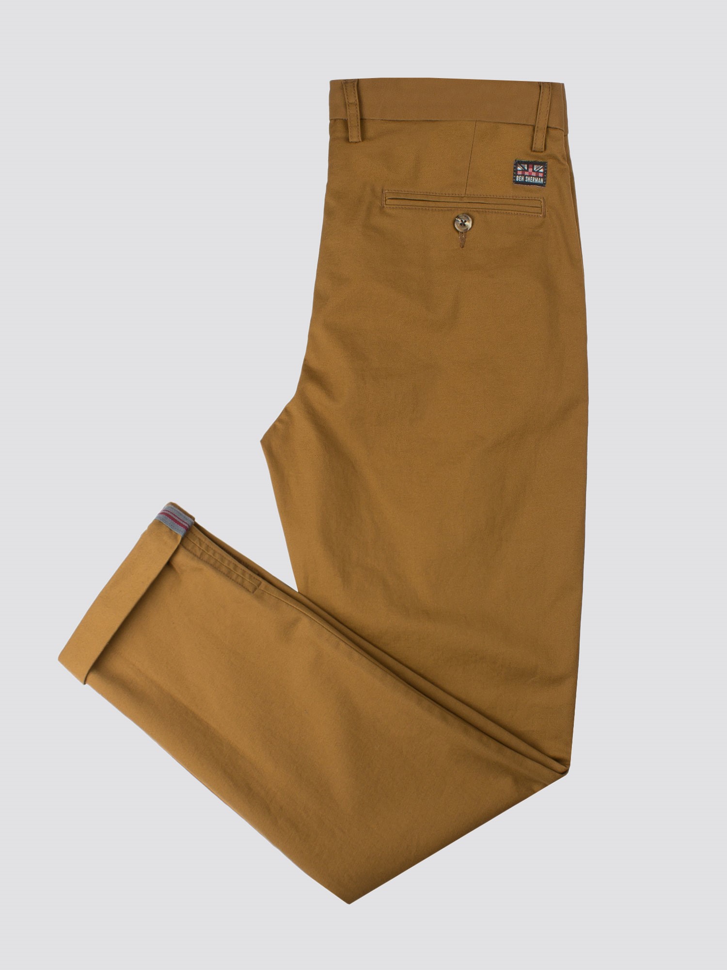 Camel Brown Skinny Stretch Chino - Ben Sherman UK