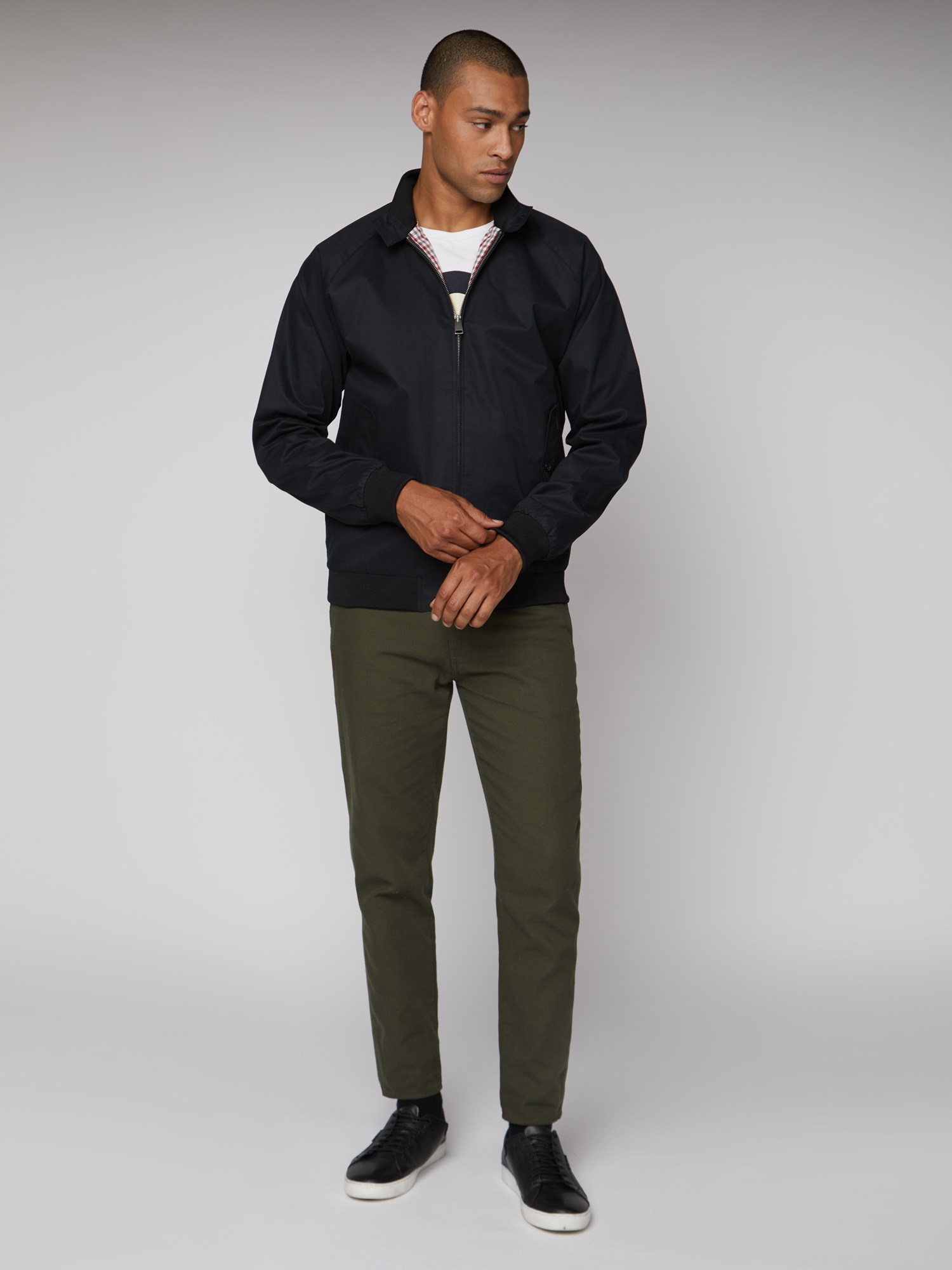 Black Harrington Jacket - Ben Sherman UK