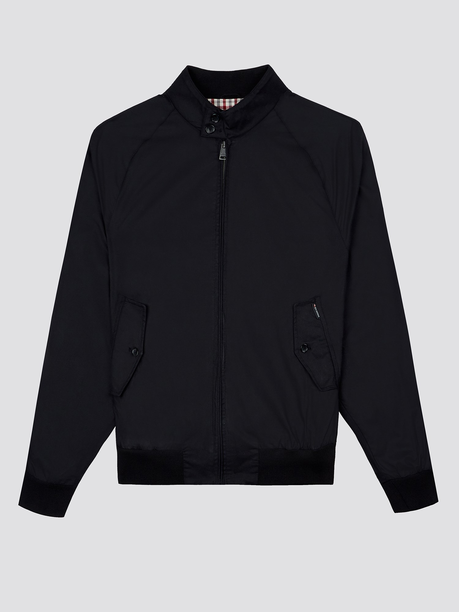 Men's Jet Black Harrington Jacket | Ben Sherman | Est 1963