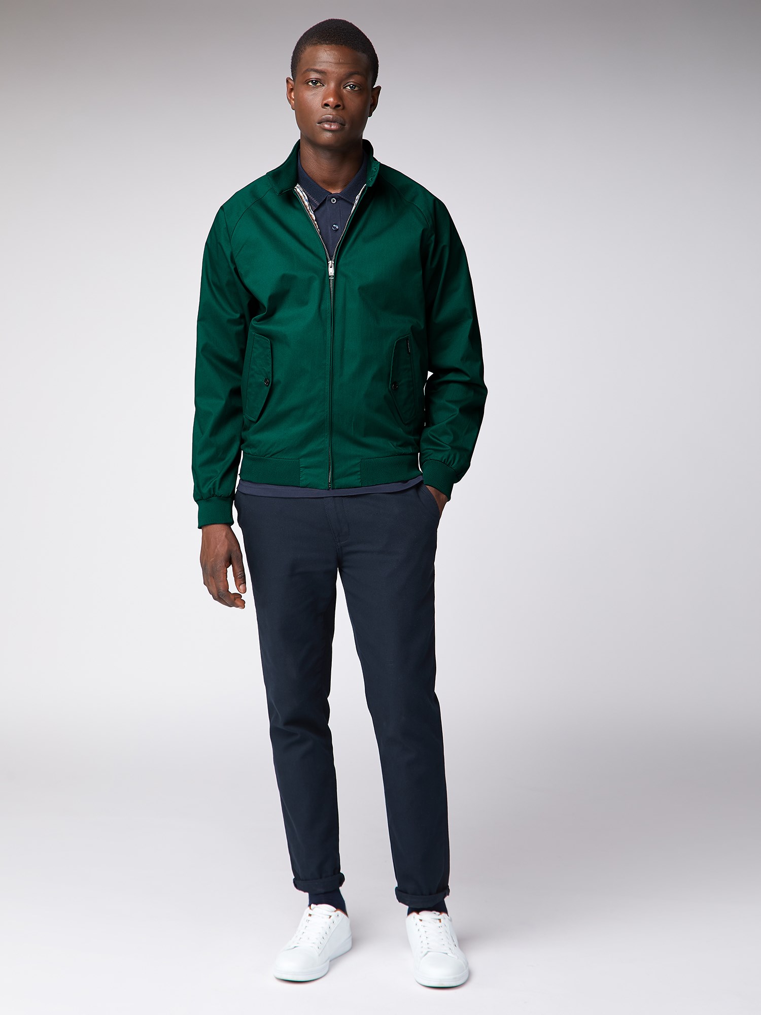 Sea Green Harrington Jacket