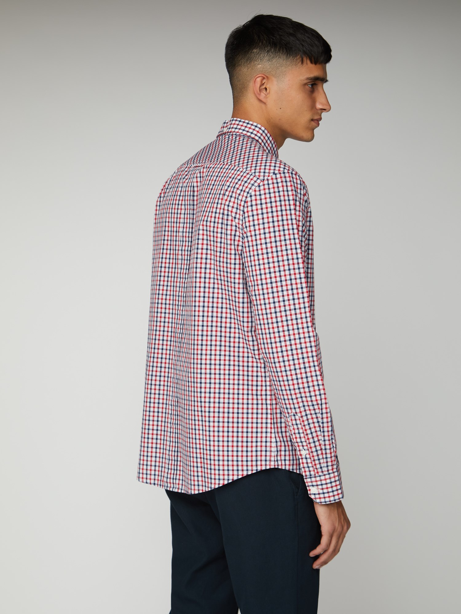 Blue Depths Long Sleeve House Check Shirt - Ben Sherman UK