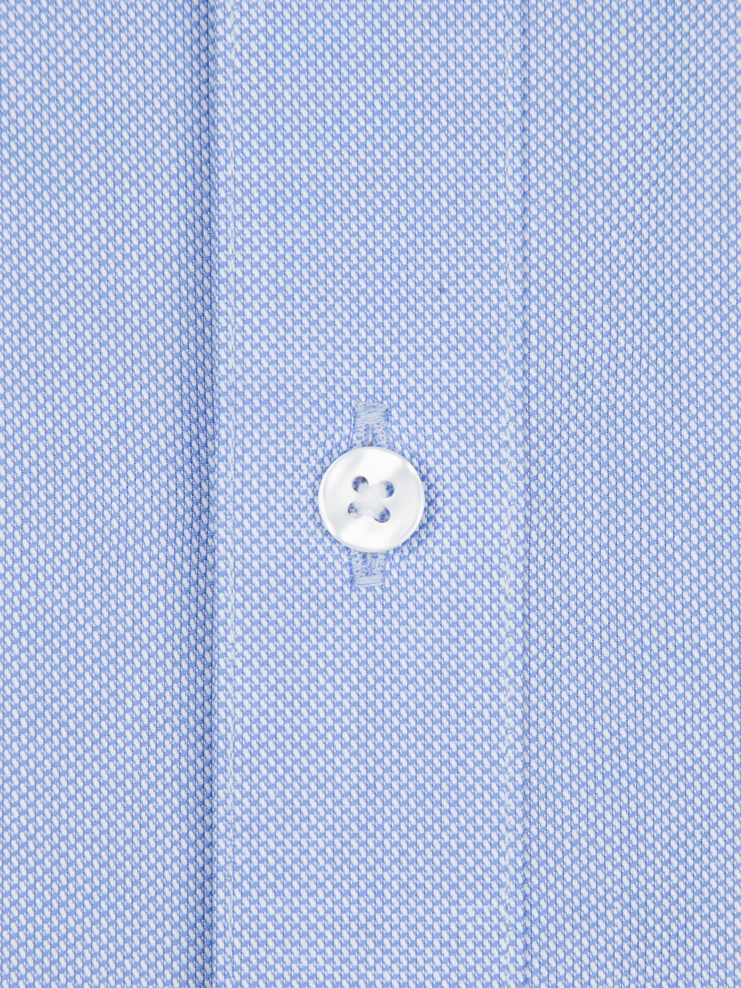 Blue Long Sleeve Oxford Formal Shirt