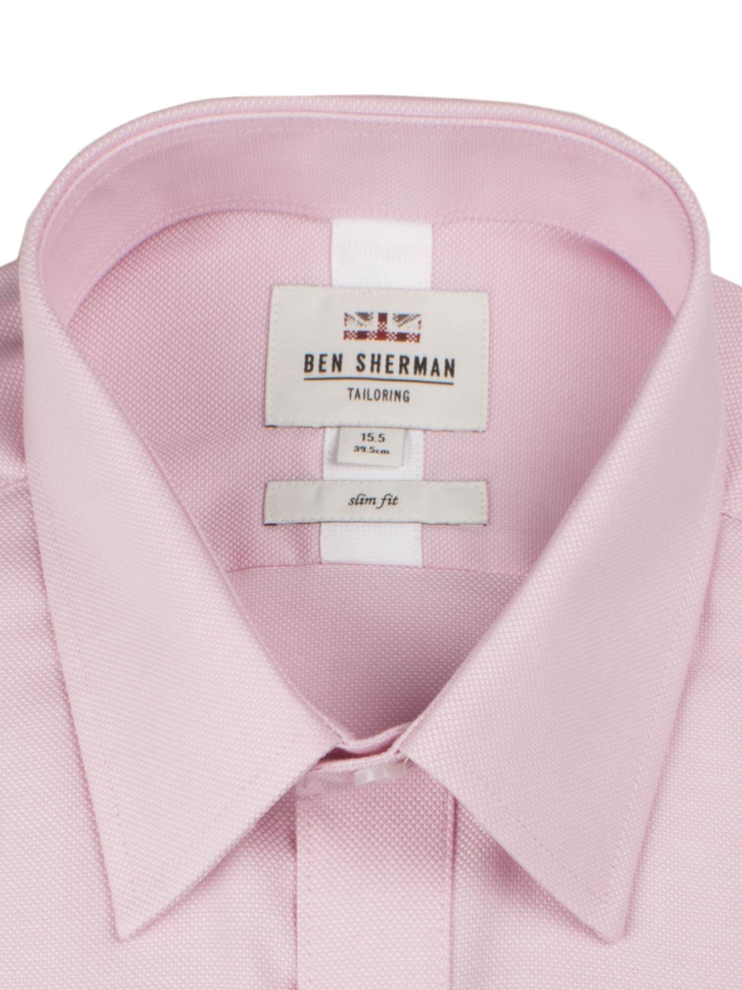 Pink Long Sleeve Plain Royal Oxford Shirt