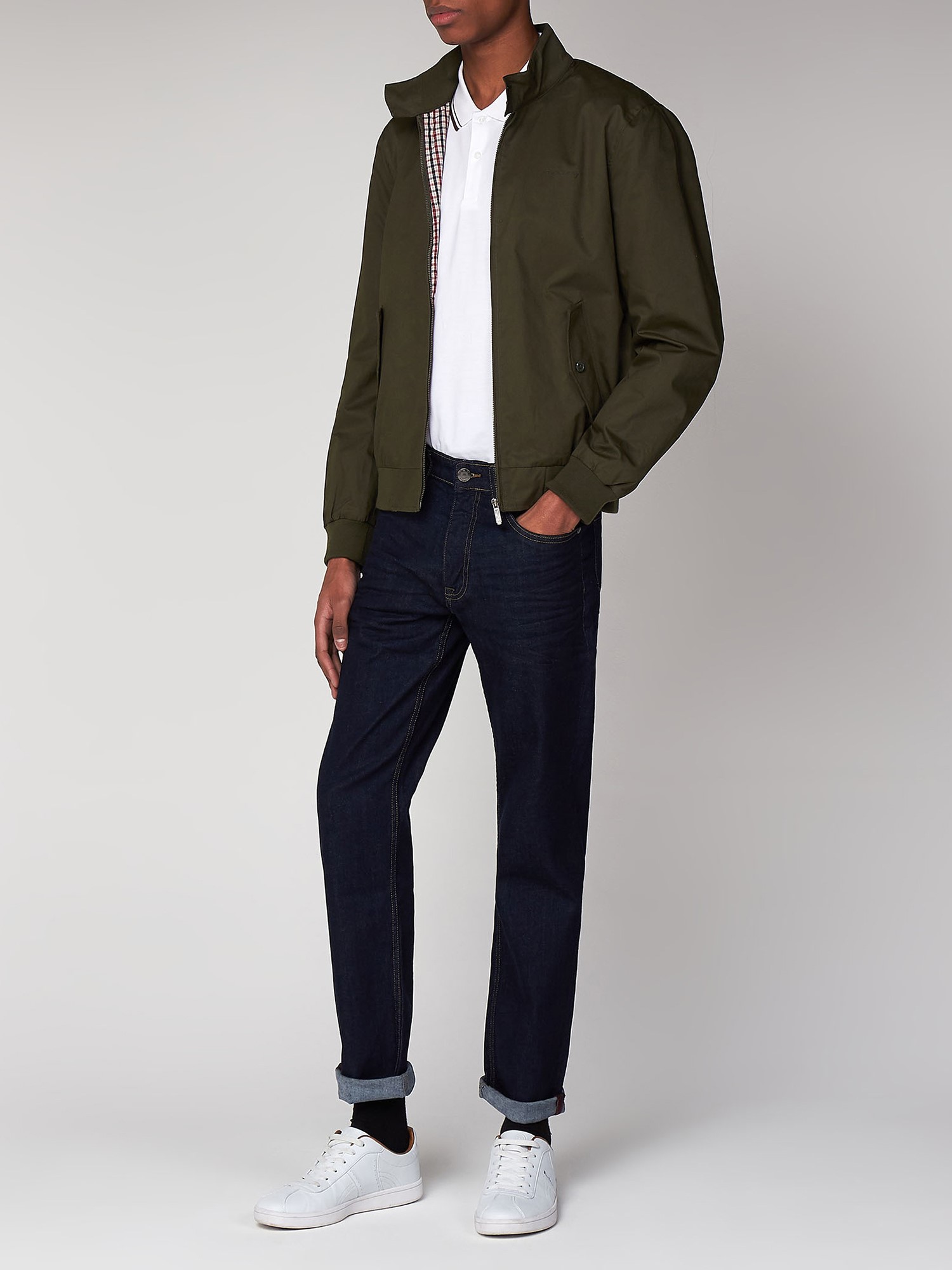 Khaki Green Harrington Jacket