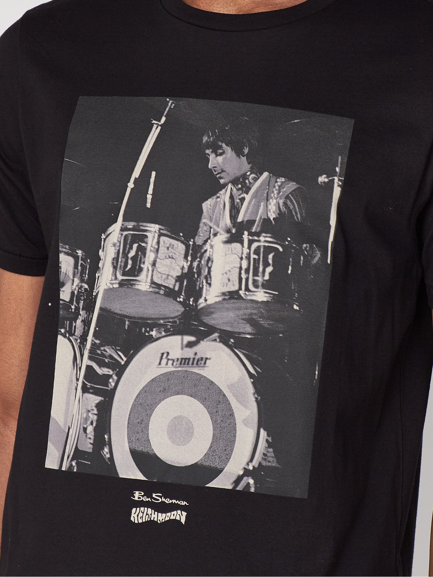 Keith Moon Drum Print T-Shirt