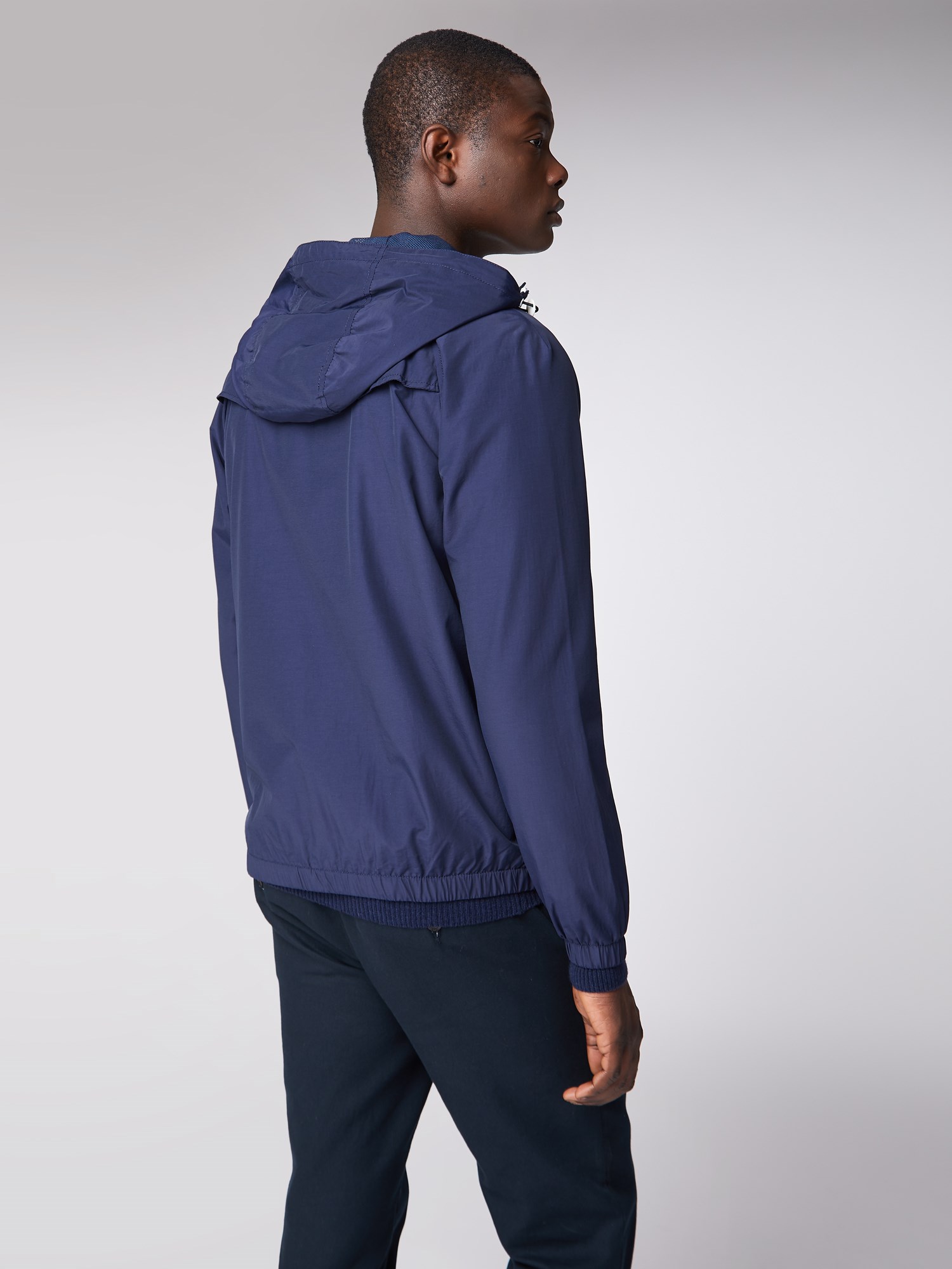 Navy Hooded Jacket