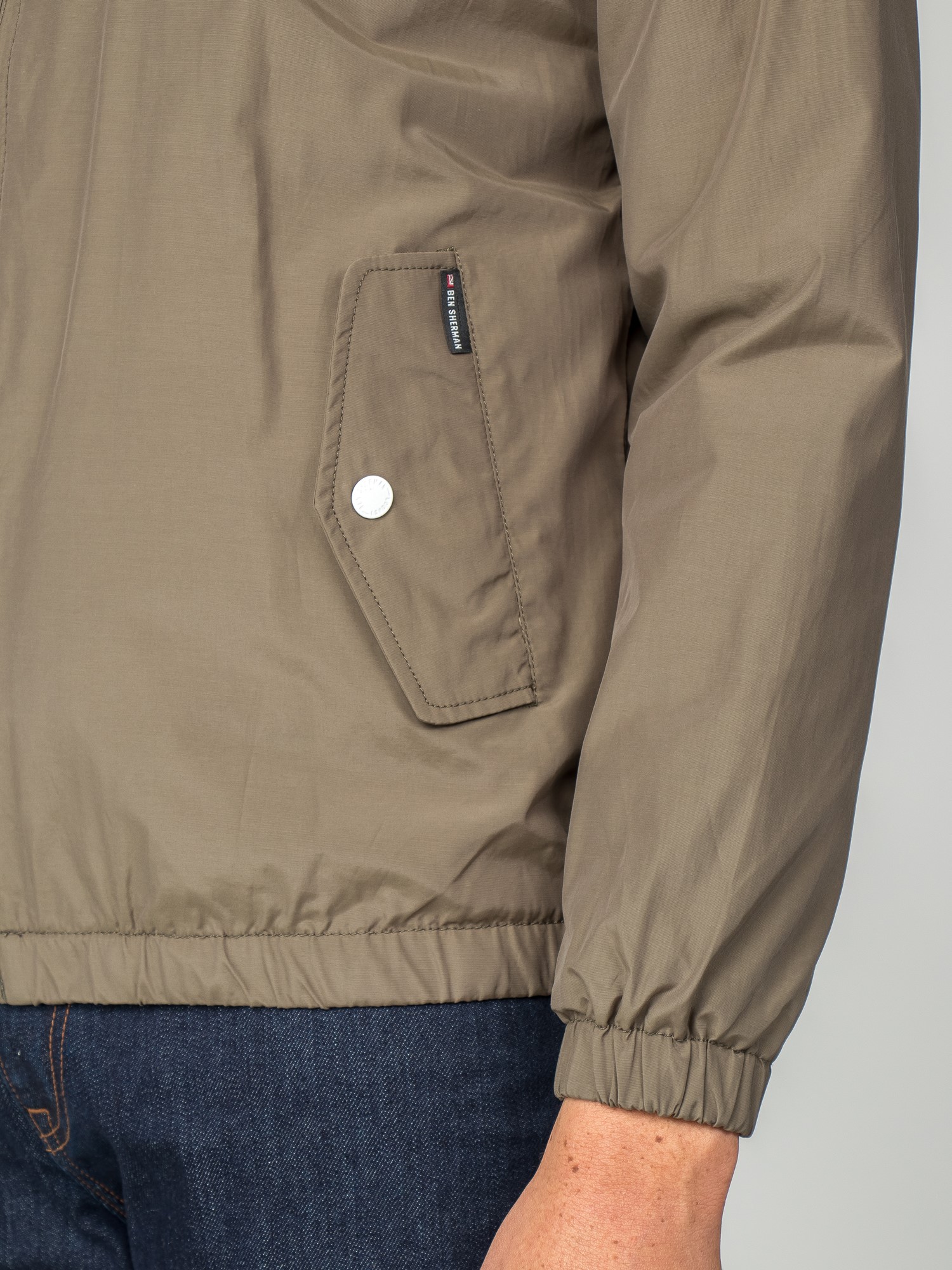 Khaki Hooded Jacket