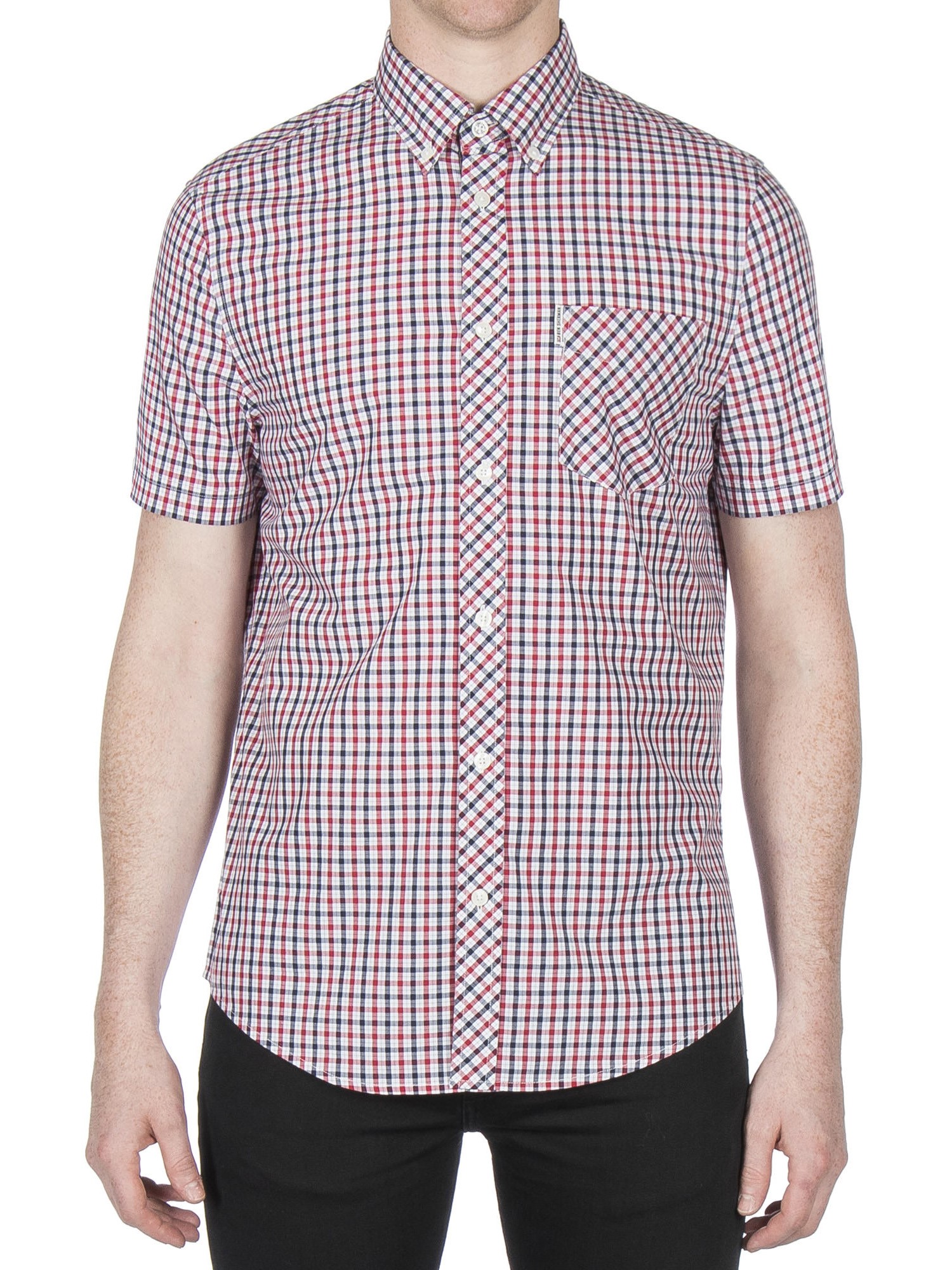 Blue Short Sleeve House Checked Shirt