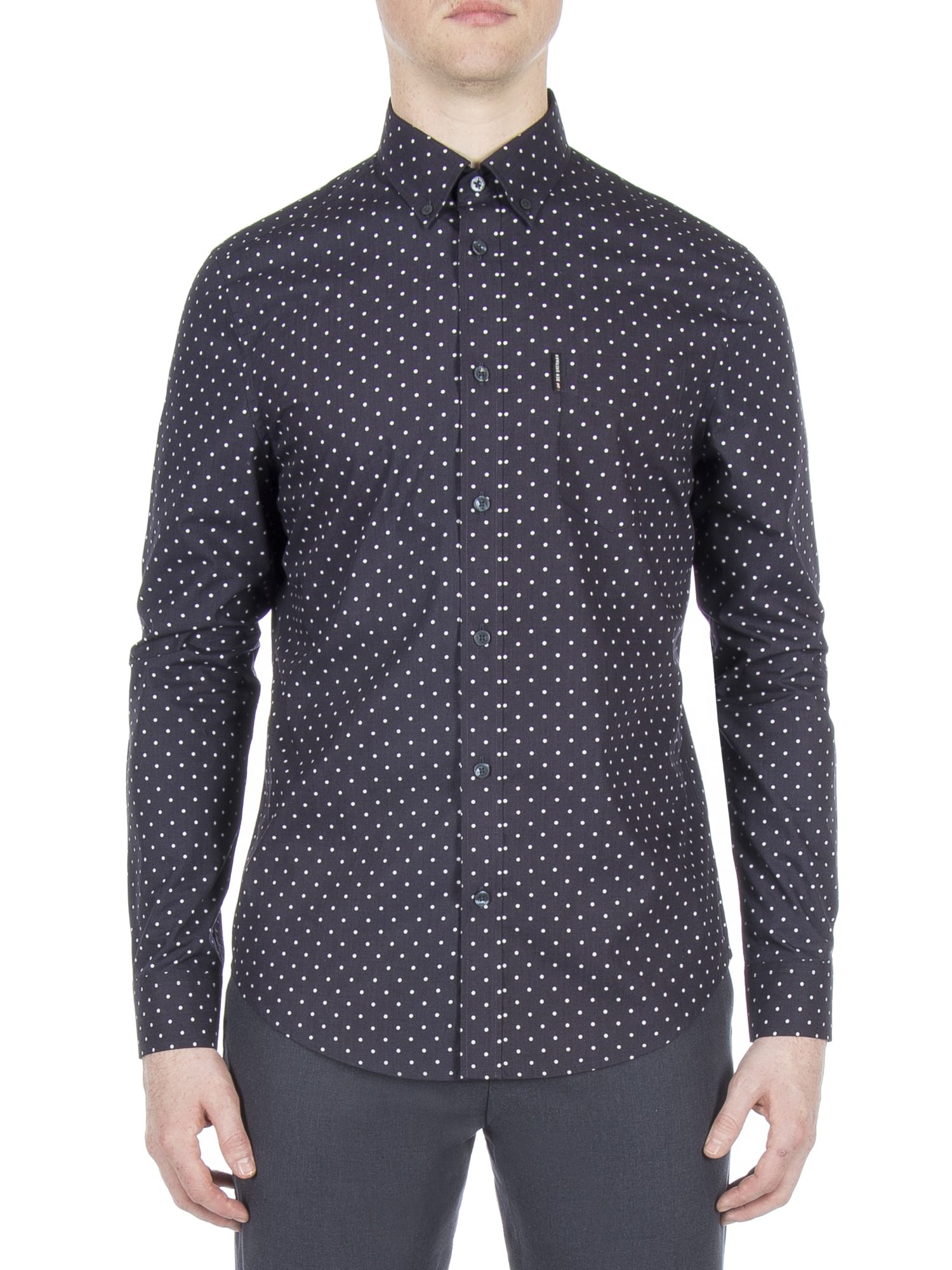 Long Sleeve Polka Dot Shirt