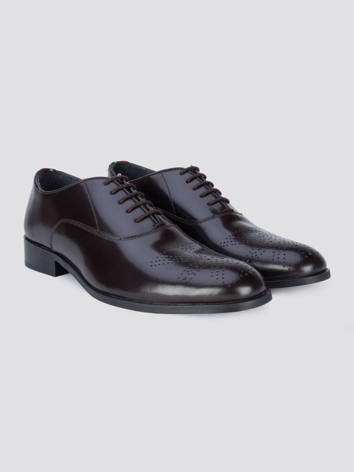 Wine Red Totti Formal Lace Shoes