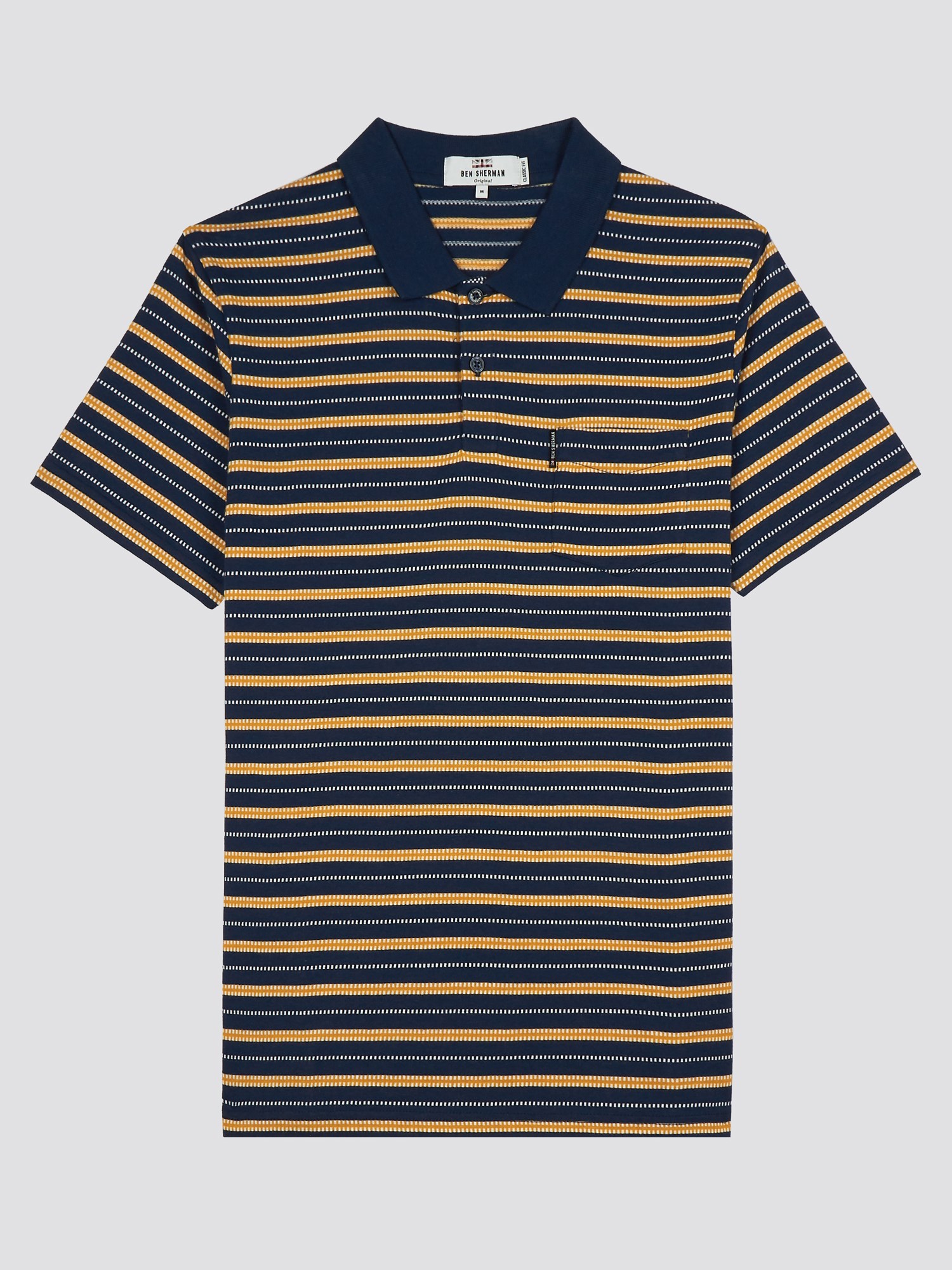 Retro Stripe Polo