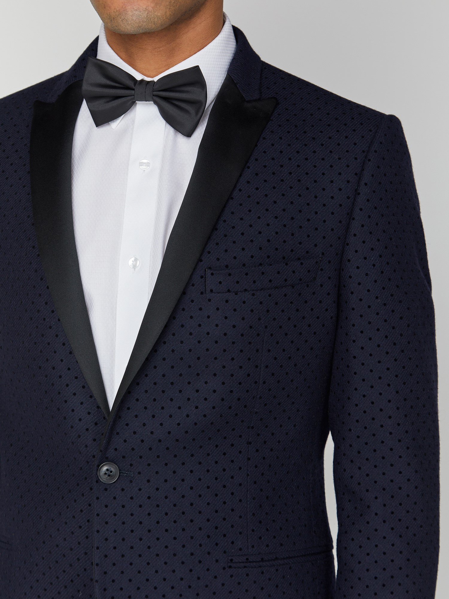 Navy Polka Dot Camden Jacket