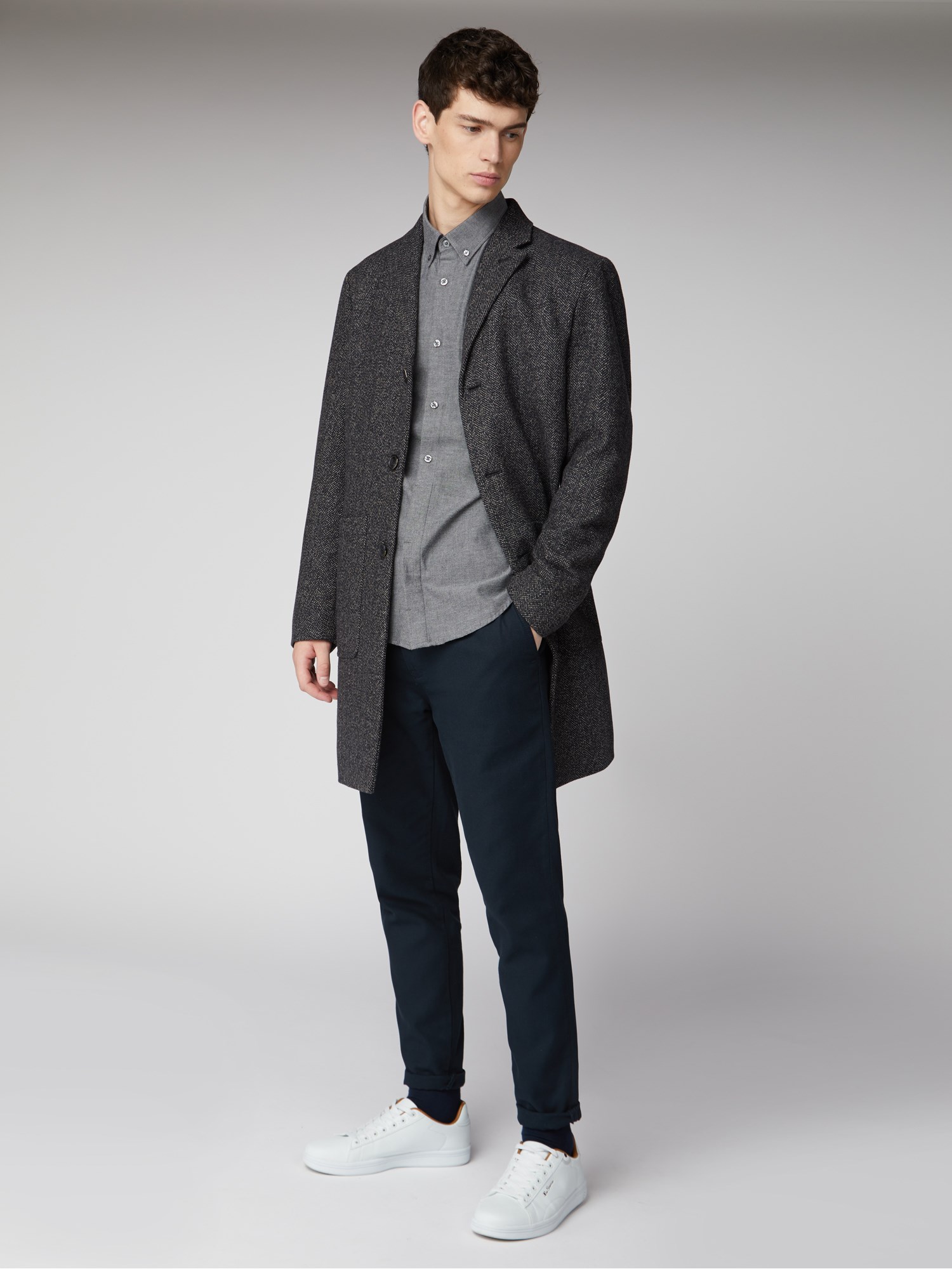 Ben sherman overcoat best sale