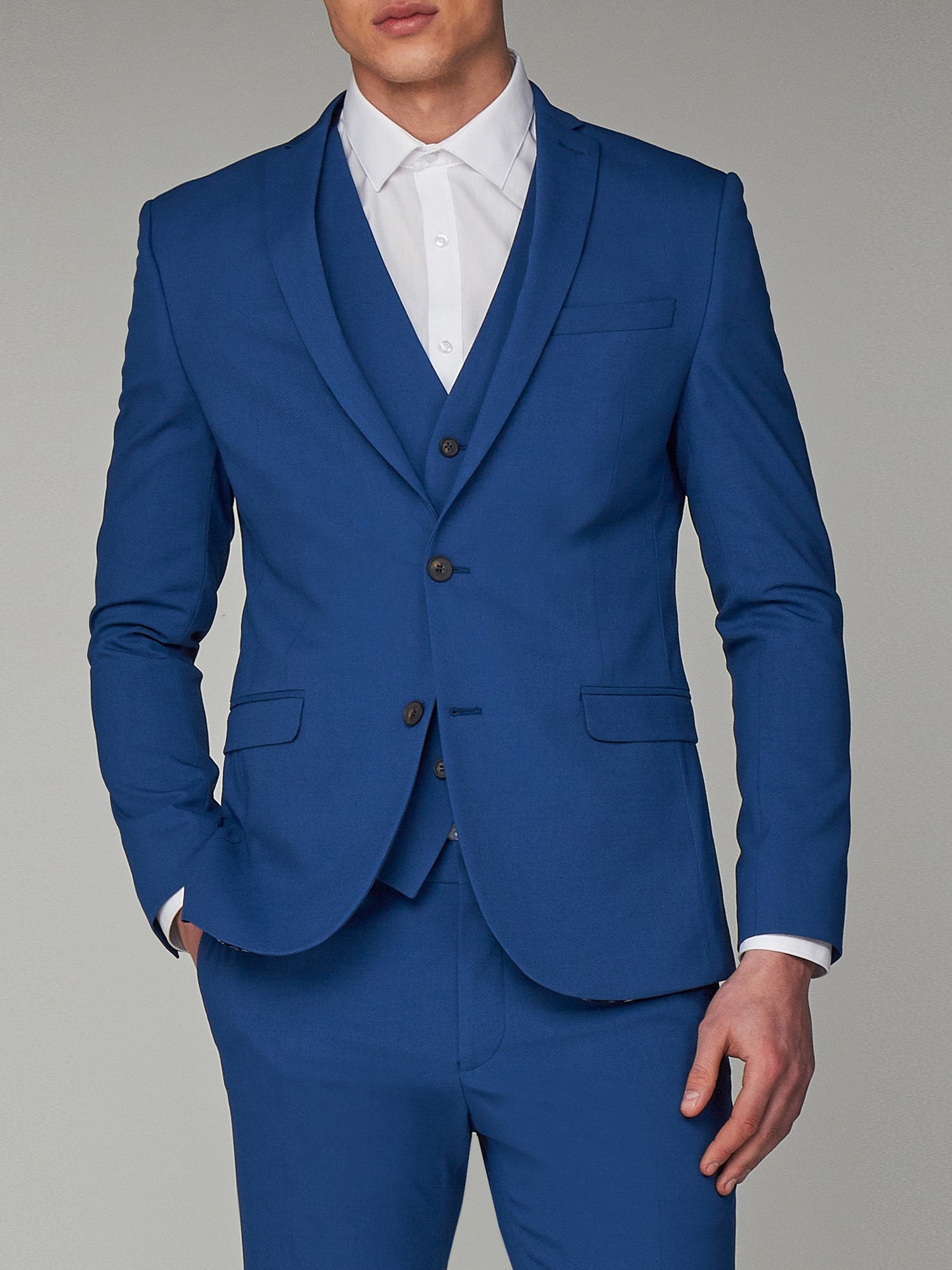 Electric blue suit jacket best sale