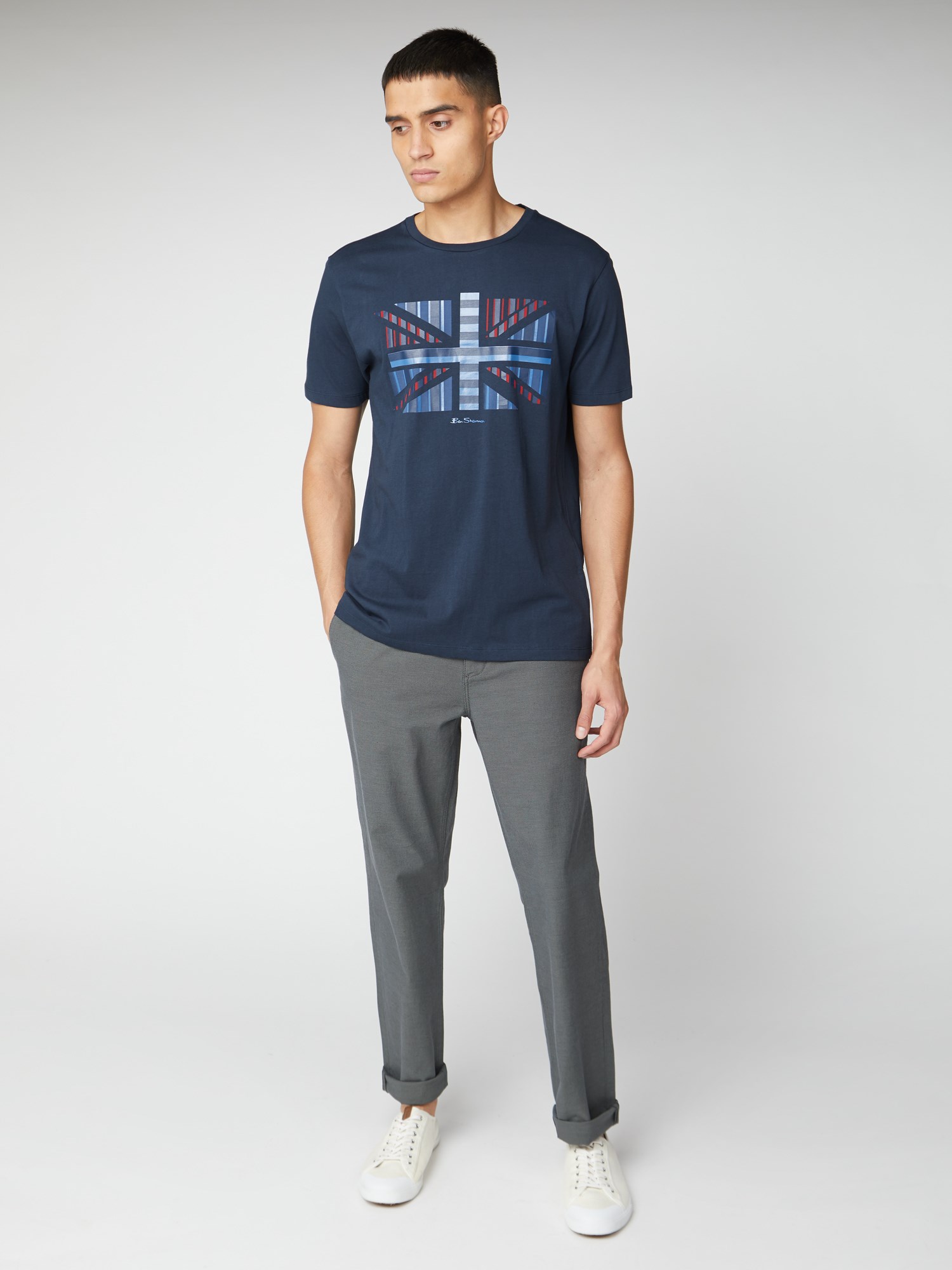 Union Jack Chevron Block Tee - Ben Sherman UK