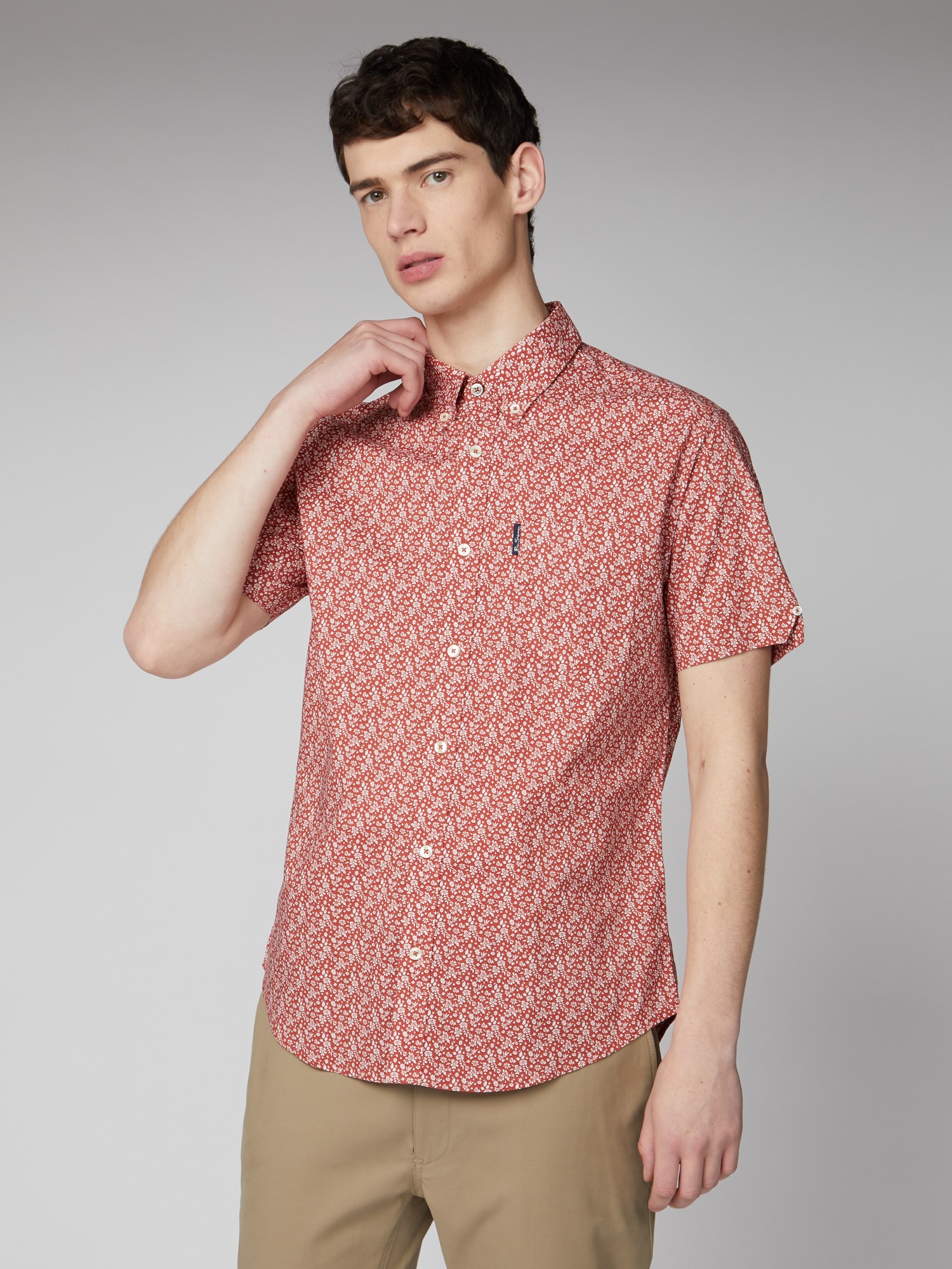 Short Sleeve Floral Print Shirt - Ben Sherman UK