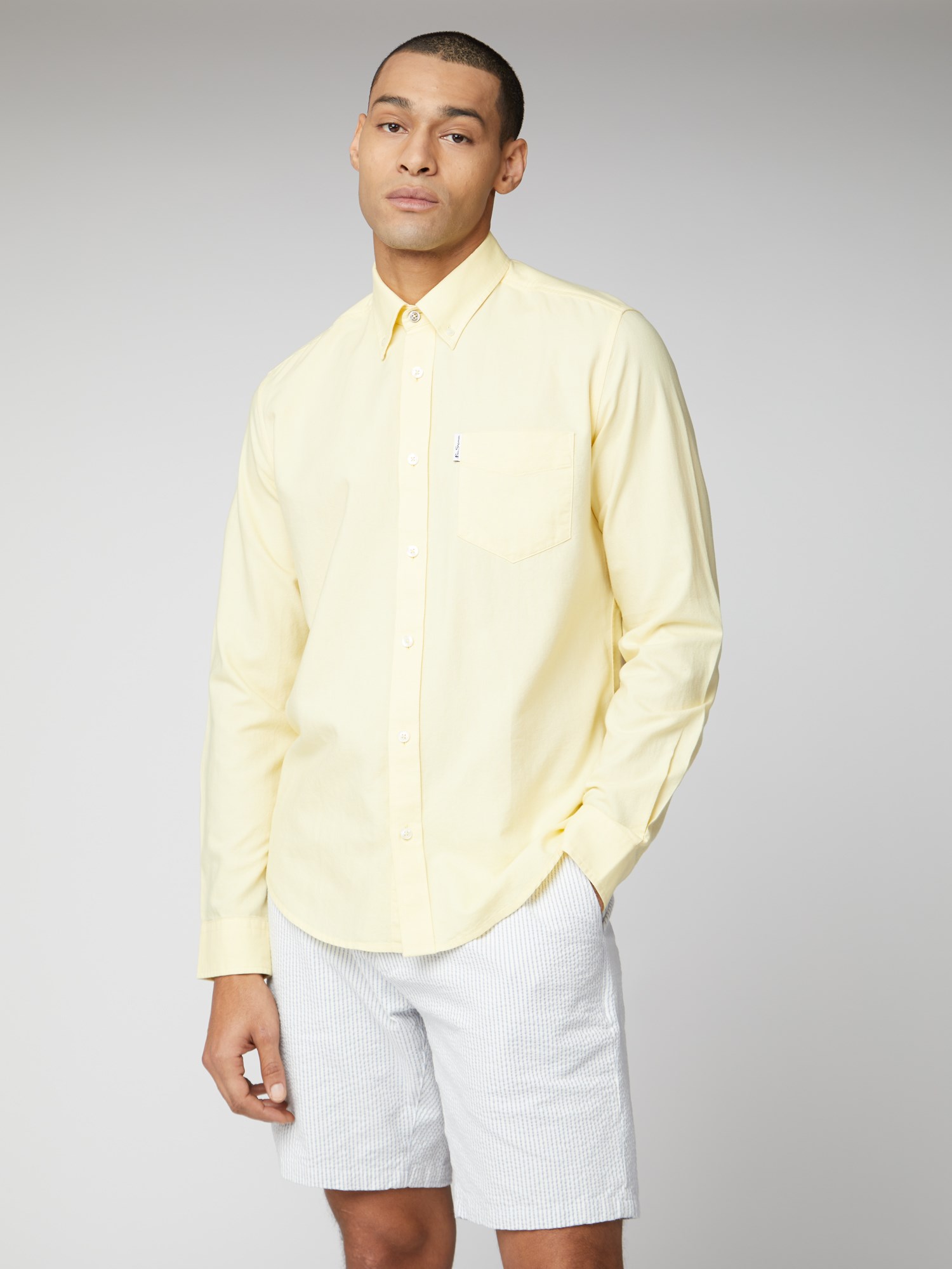 Yellow Signature Button Down Oxford Shirt