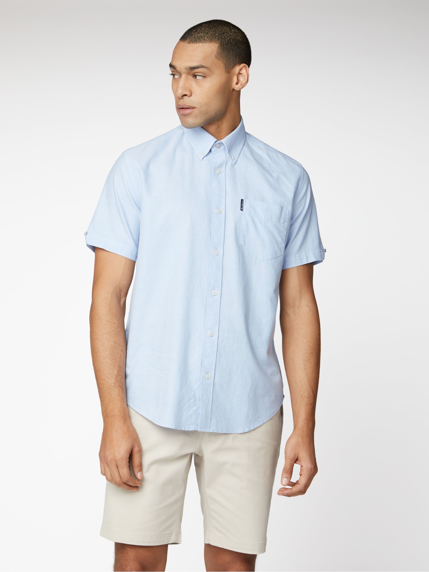 Signature Sky Blue Button Down Oxford Shirt