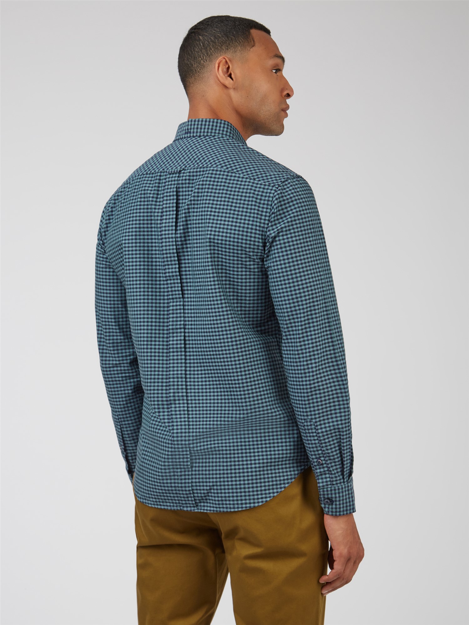 Signature Gingham Shirt - Dark Emerald