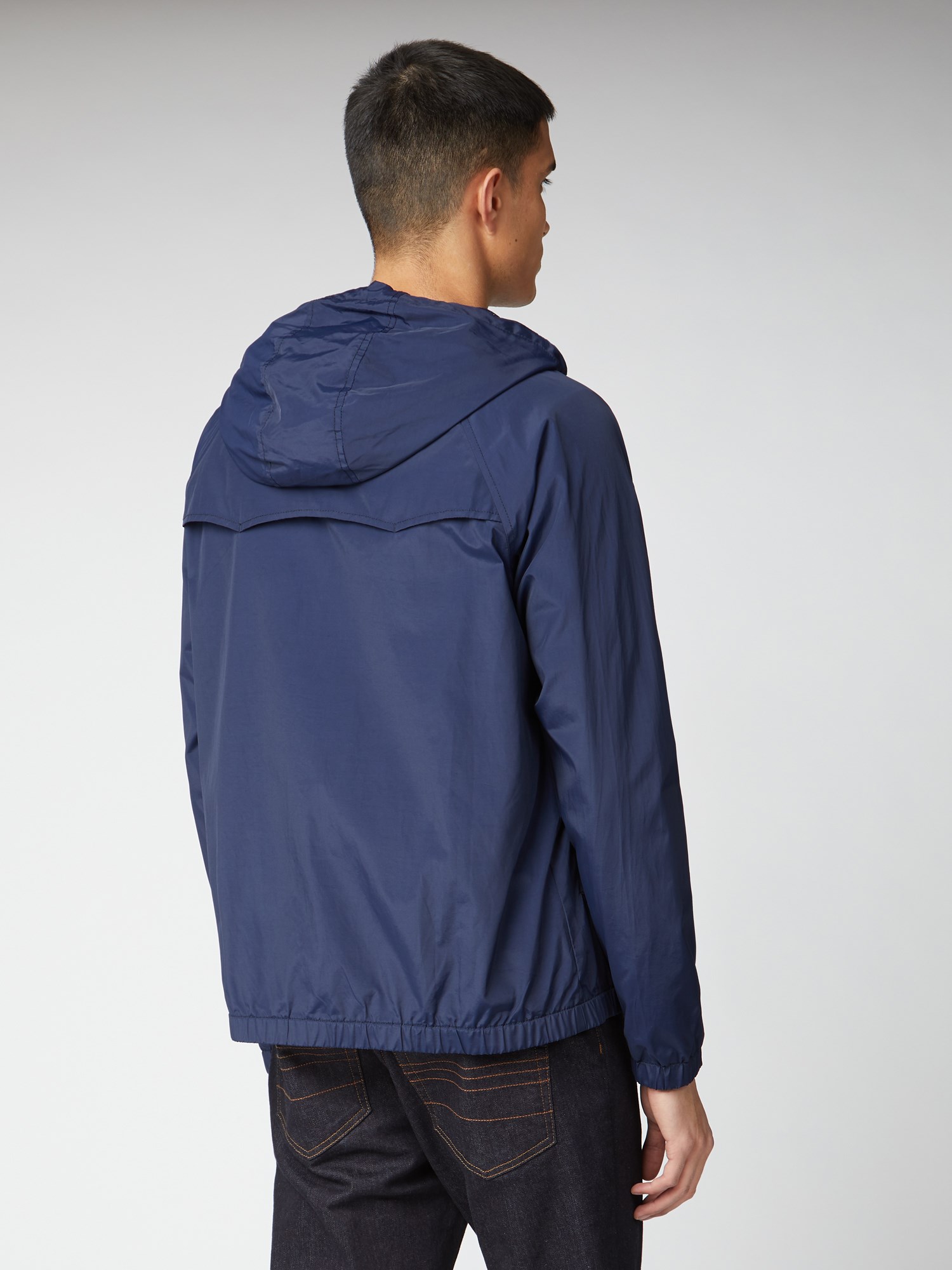 Navy Hooded Jacket