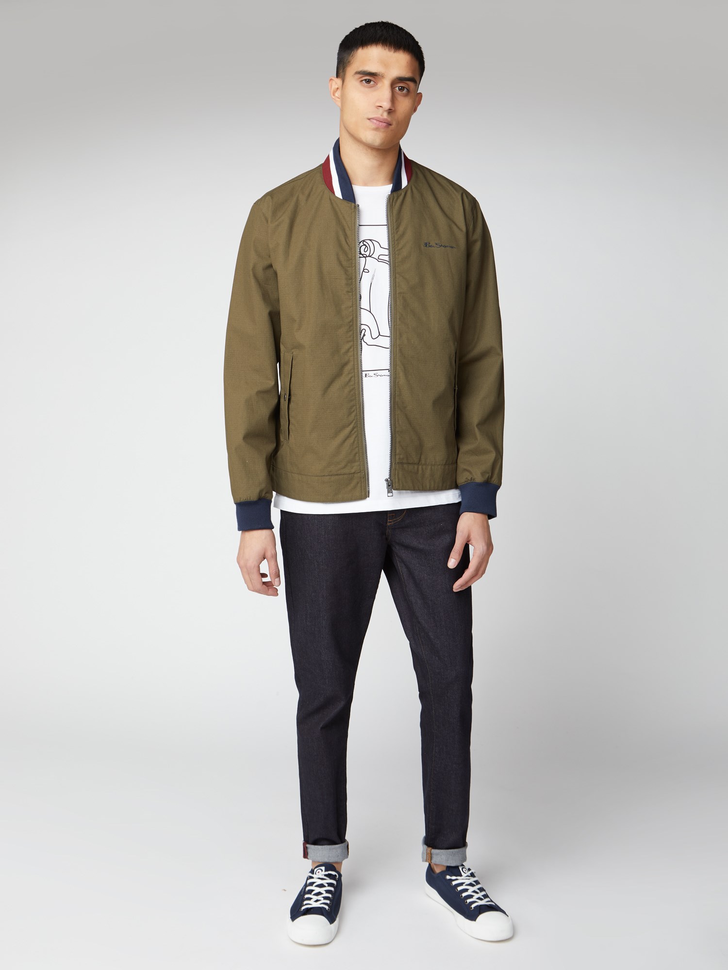 Khaki Ripstop Bomber