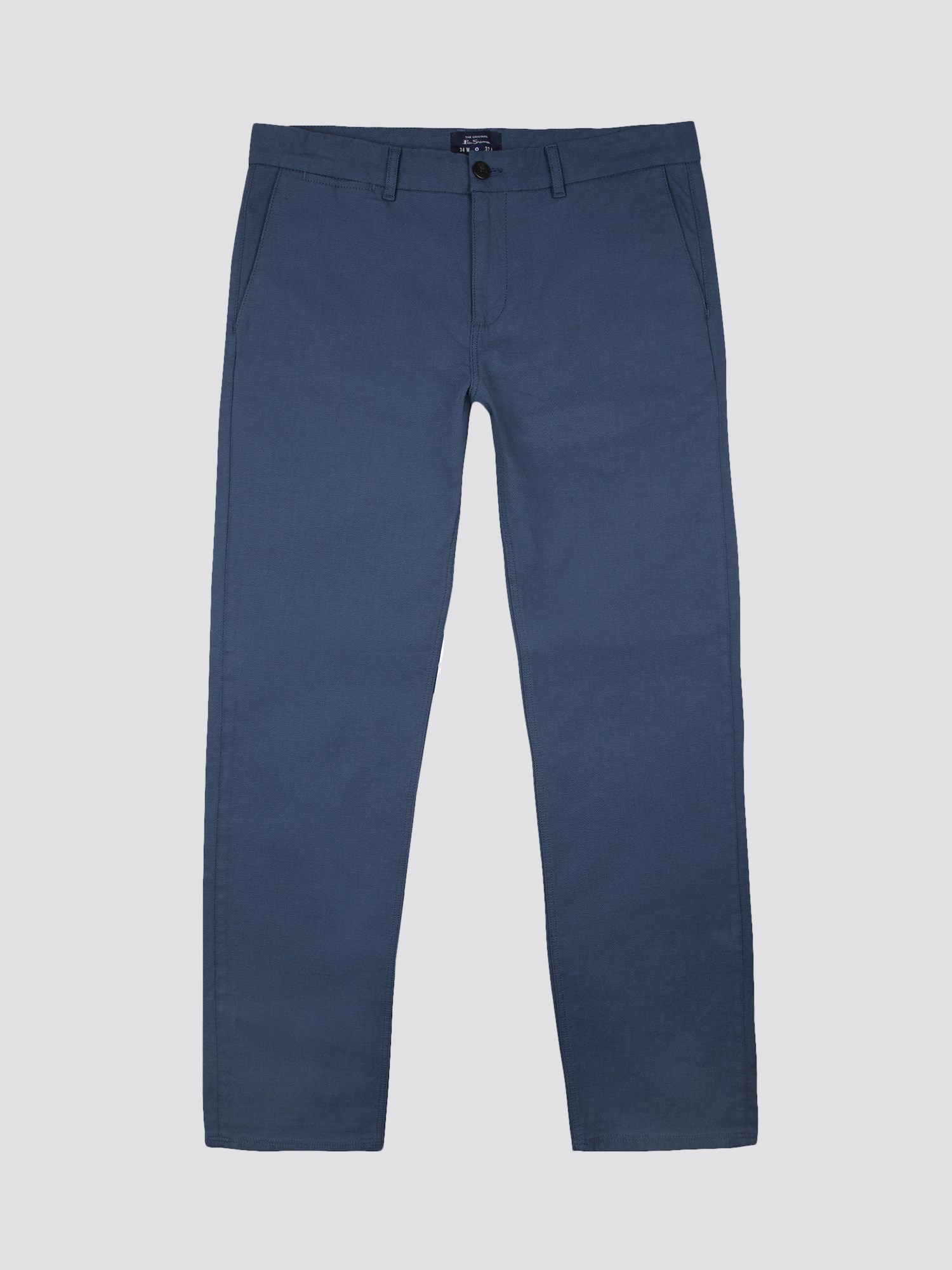 Blue Dobby Trousers