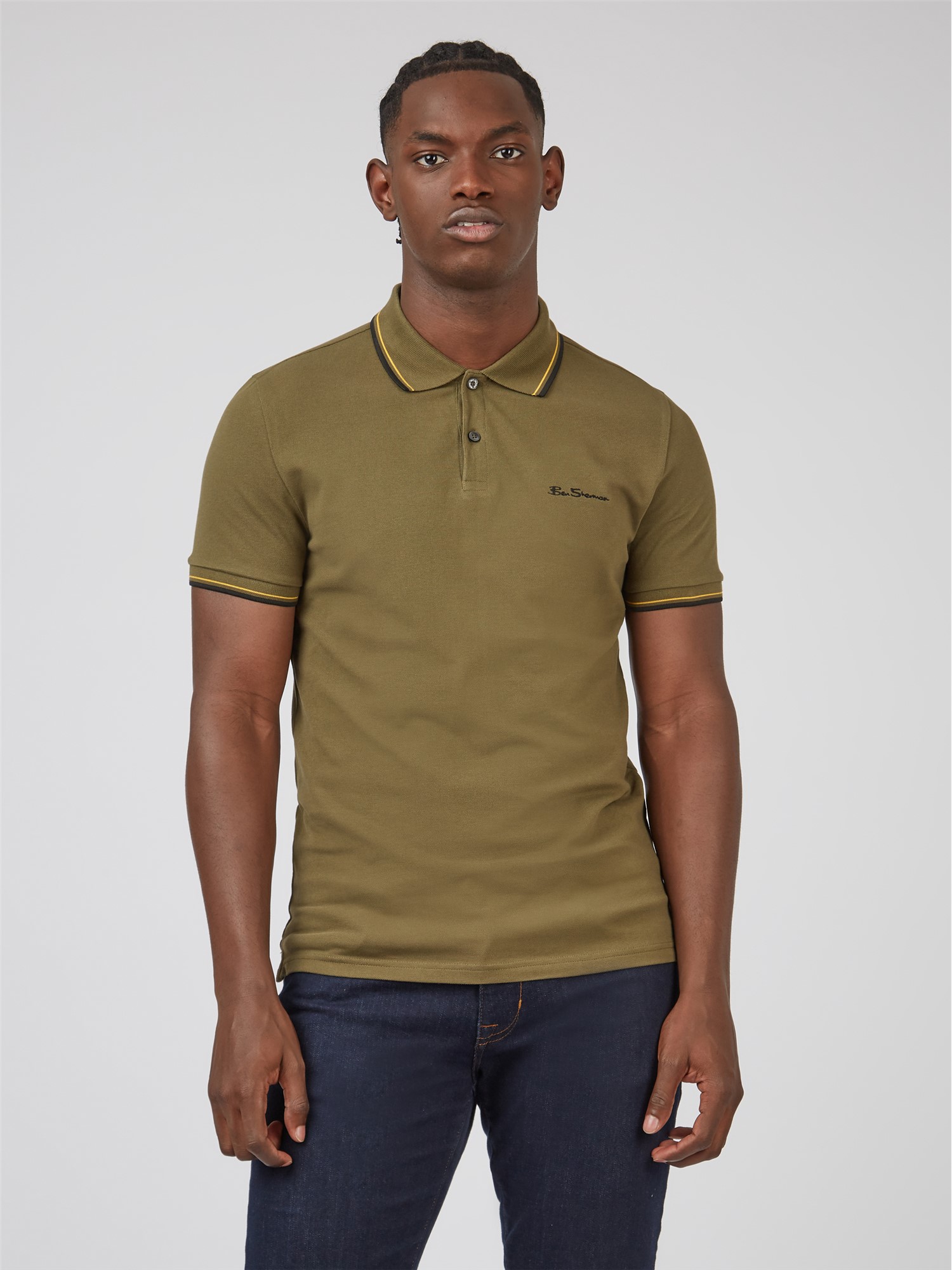 Black brown polo shirts best sale