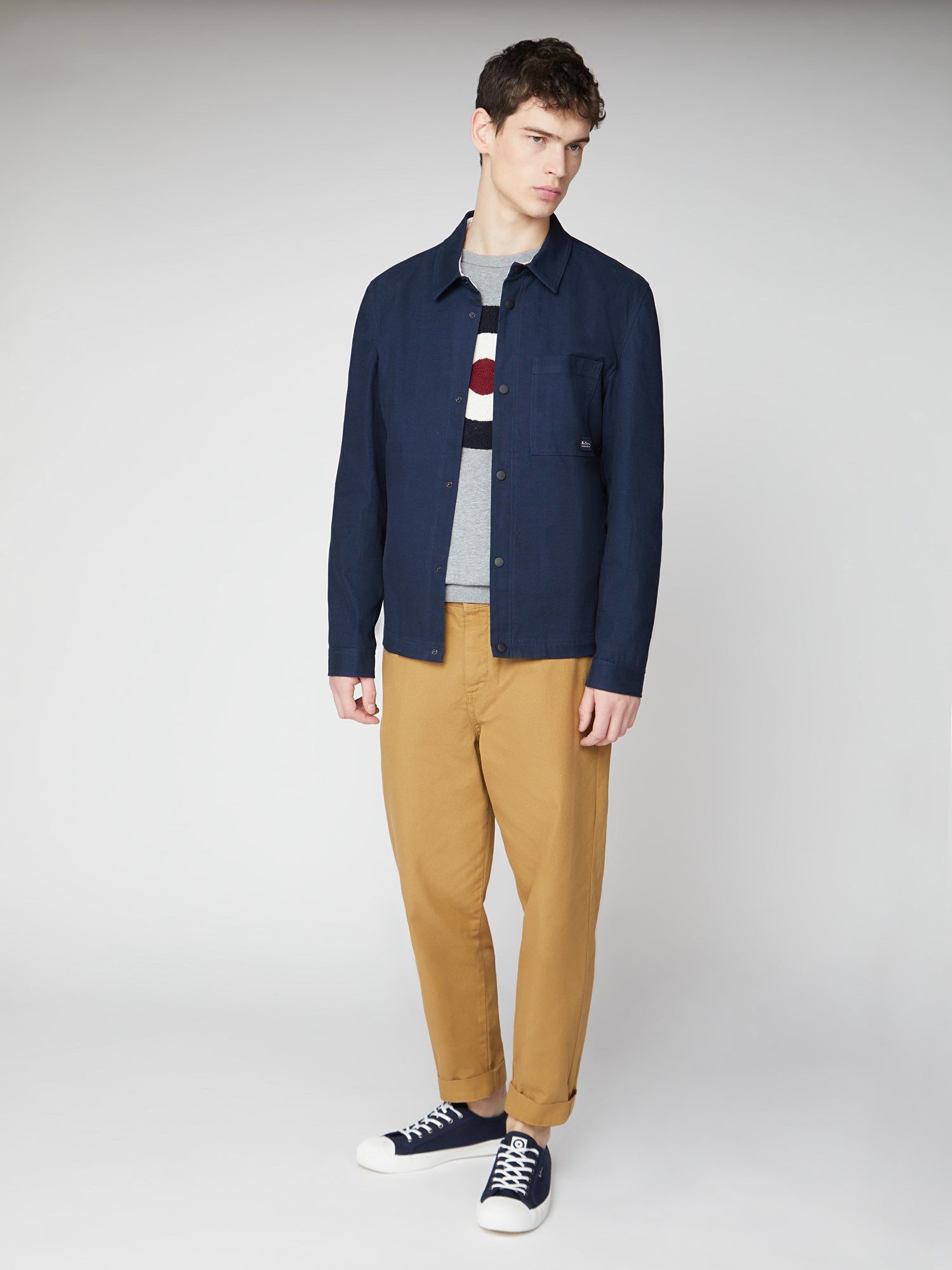 Grey Signature Mod Target Sweatshirt | Ben Sherman | Est 1963