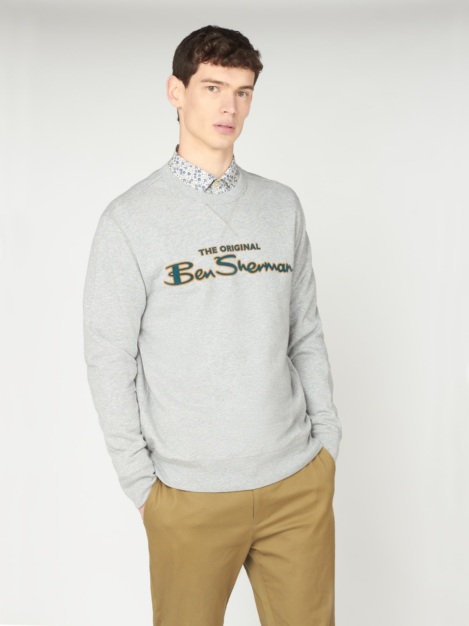 Signature Logo Sweatshirt - Steel