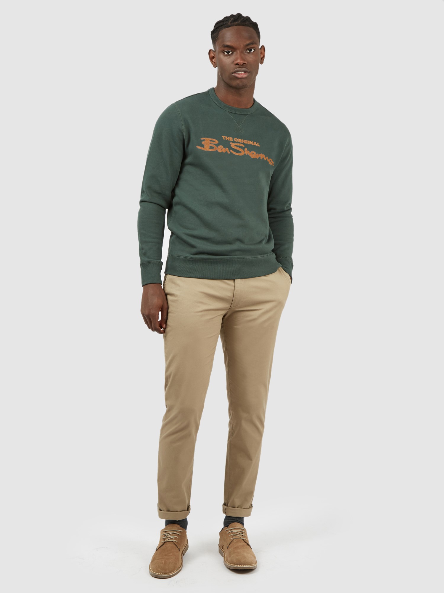 Signature Logo Sweatshirt - Dark Green