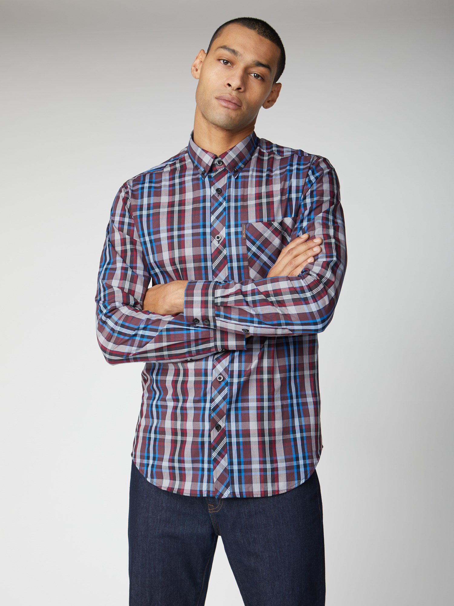 Long Sleeve Tartan Check Shirt