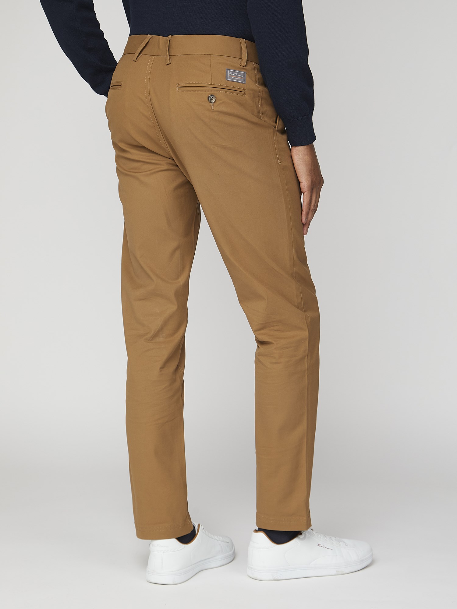 Mens Straight Leg Stretch Cotton Chinos | Ben Sherman | Est 1963