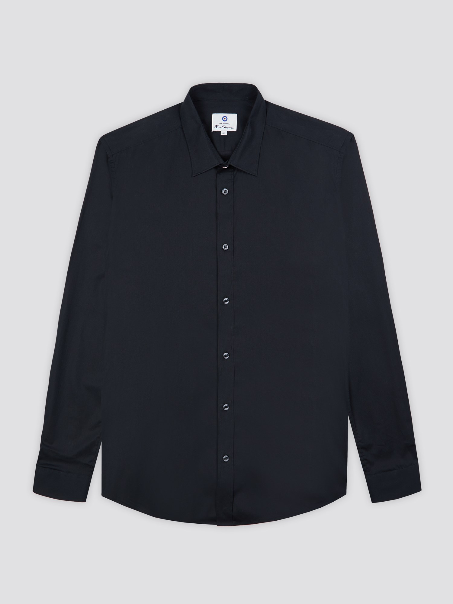 Standard Poplin Black Shirt