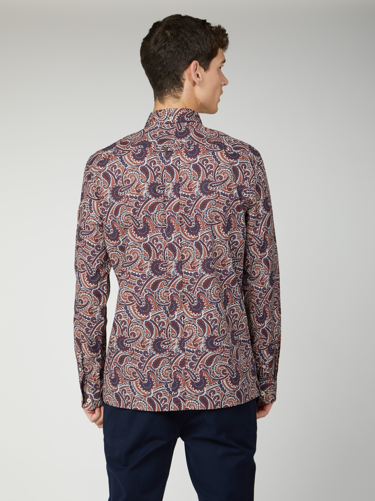 Large Paisley Print Shirt