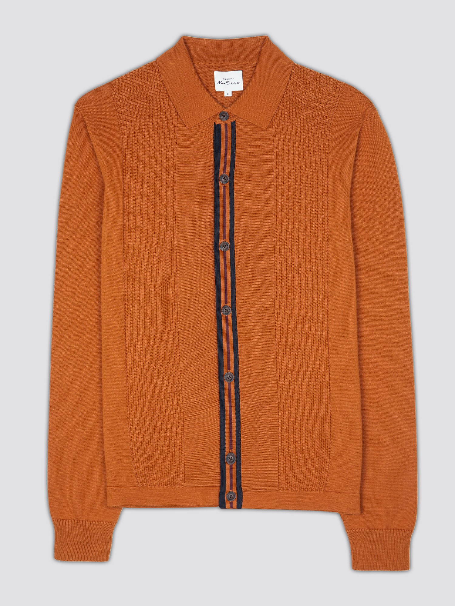 Ben Sherman knit collard button down deals cardigan