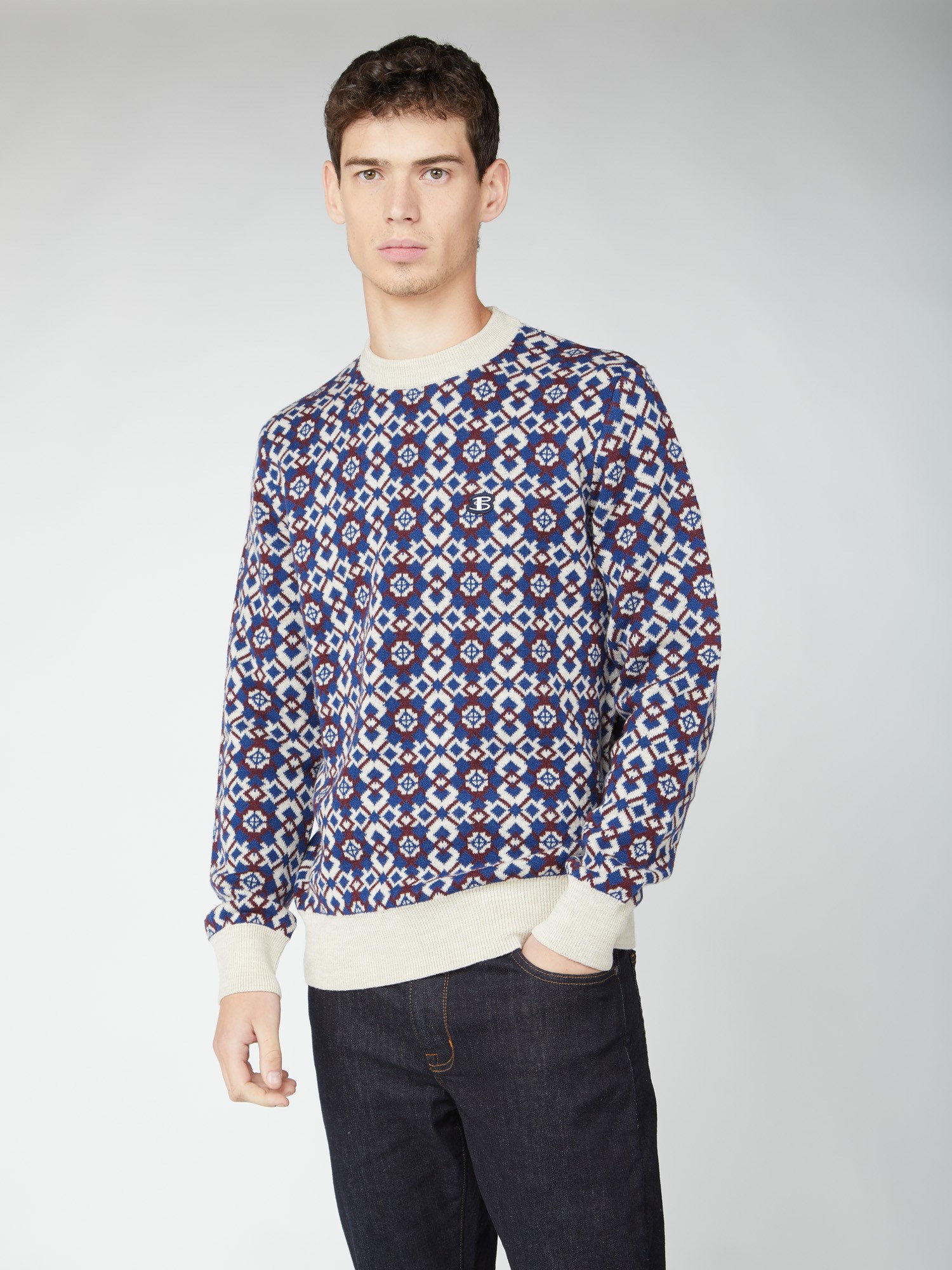 Fairisle Crew Neck Jumper