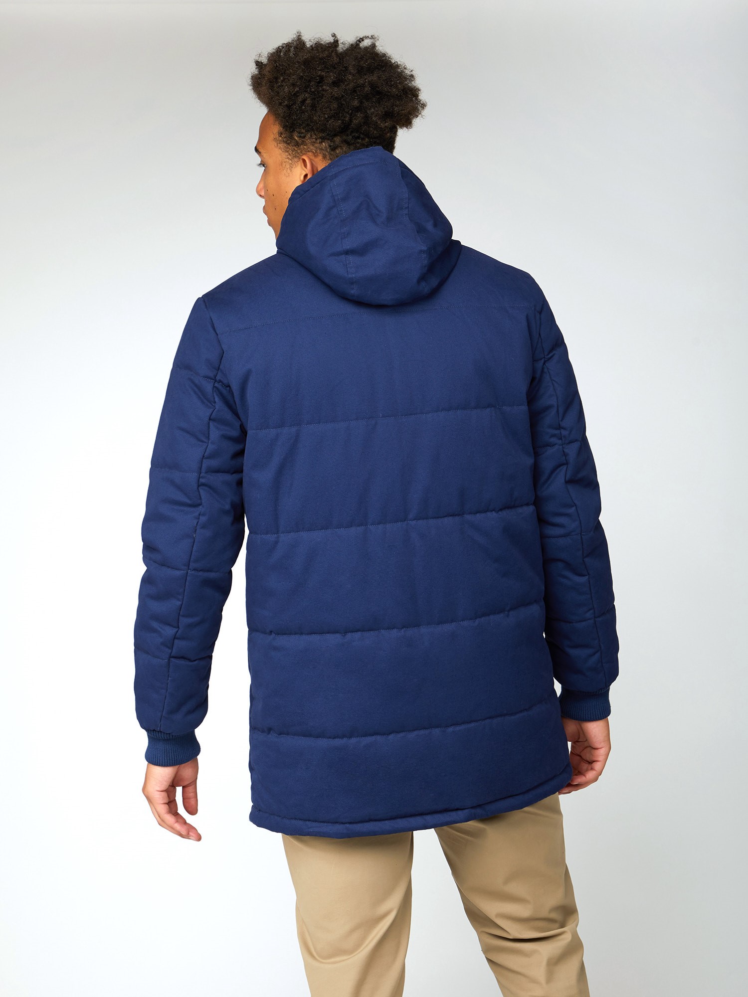 Blue Quilted Mountaineering Jacket