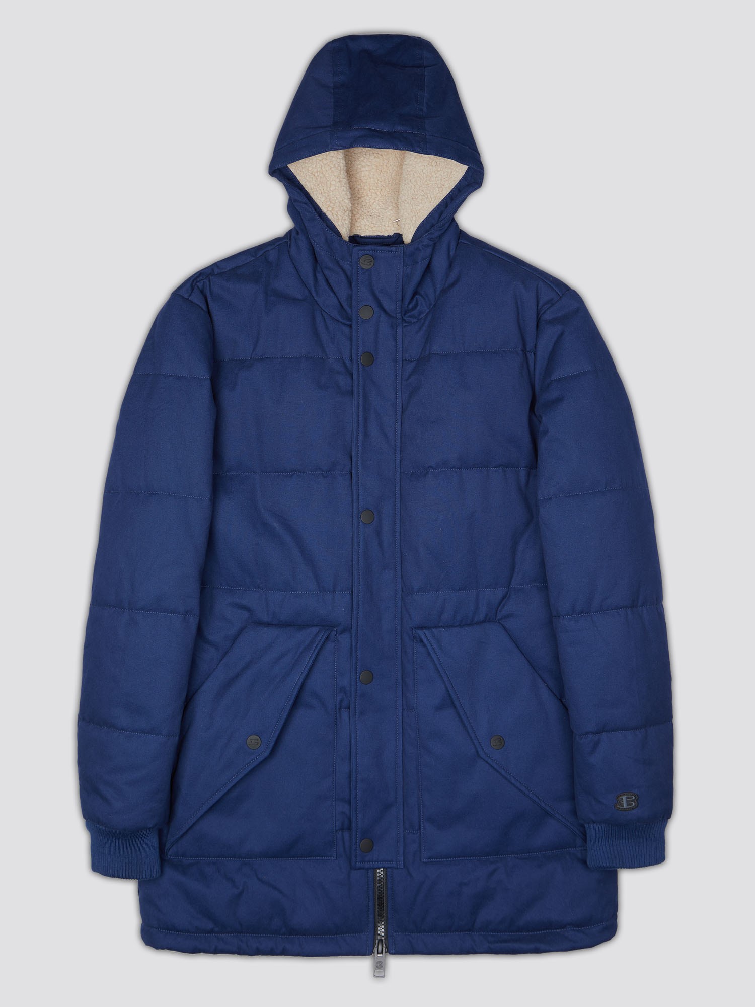 Blue Quilted Mountaineering Jacket