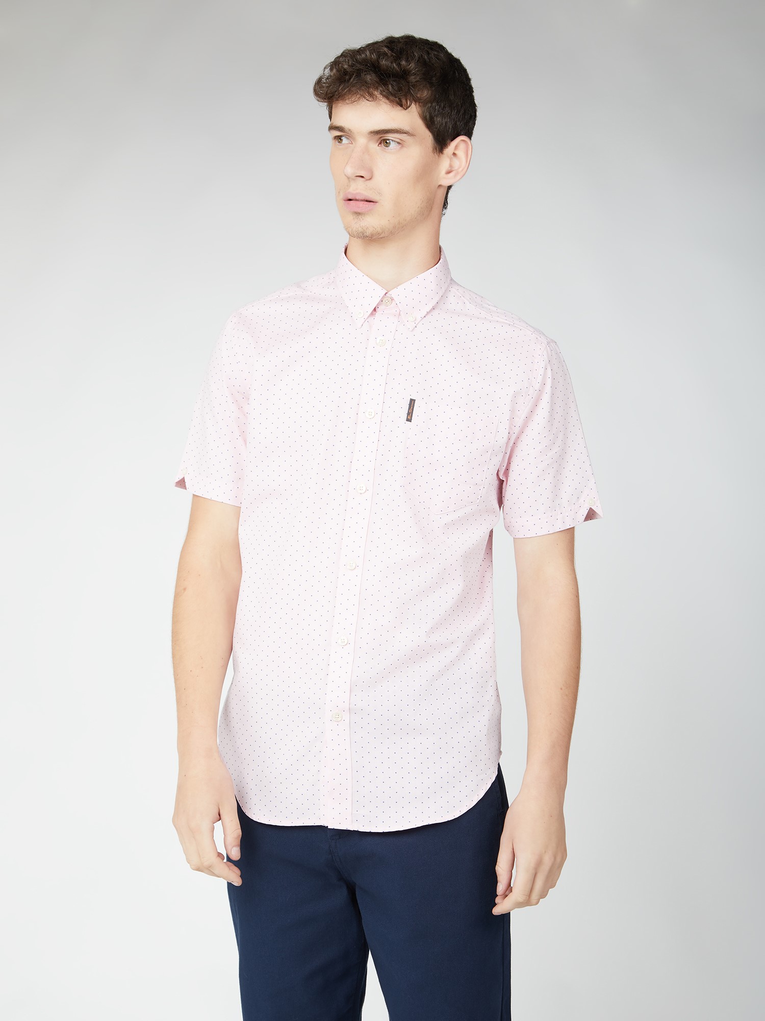 Ben Sherman Short Sleeve Polka Dot Shirt.